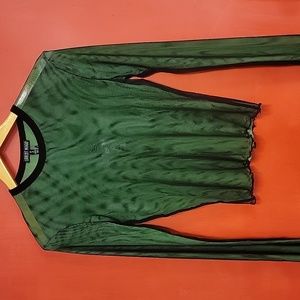 Dolls Kill Current Mood Mesh Top Size S